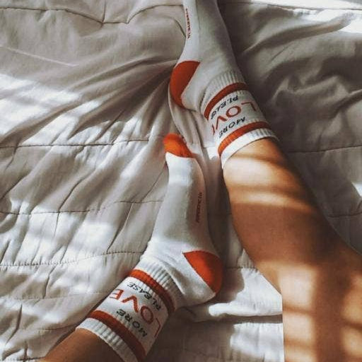More Love Please Socks