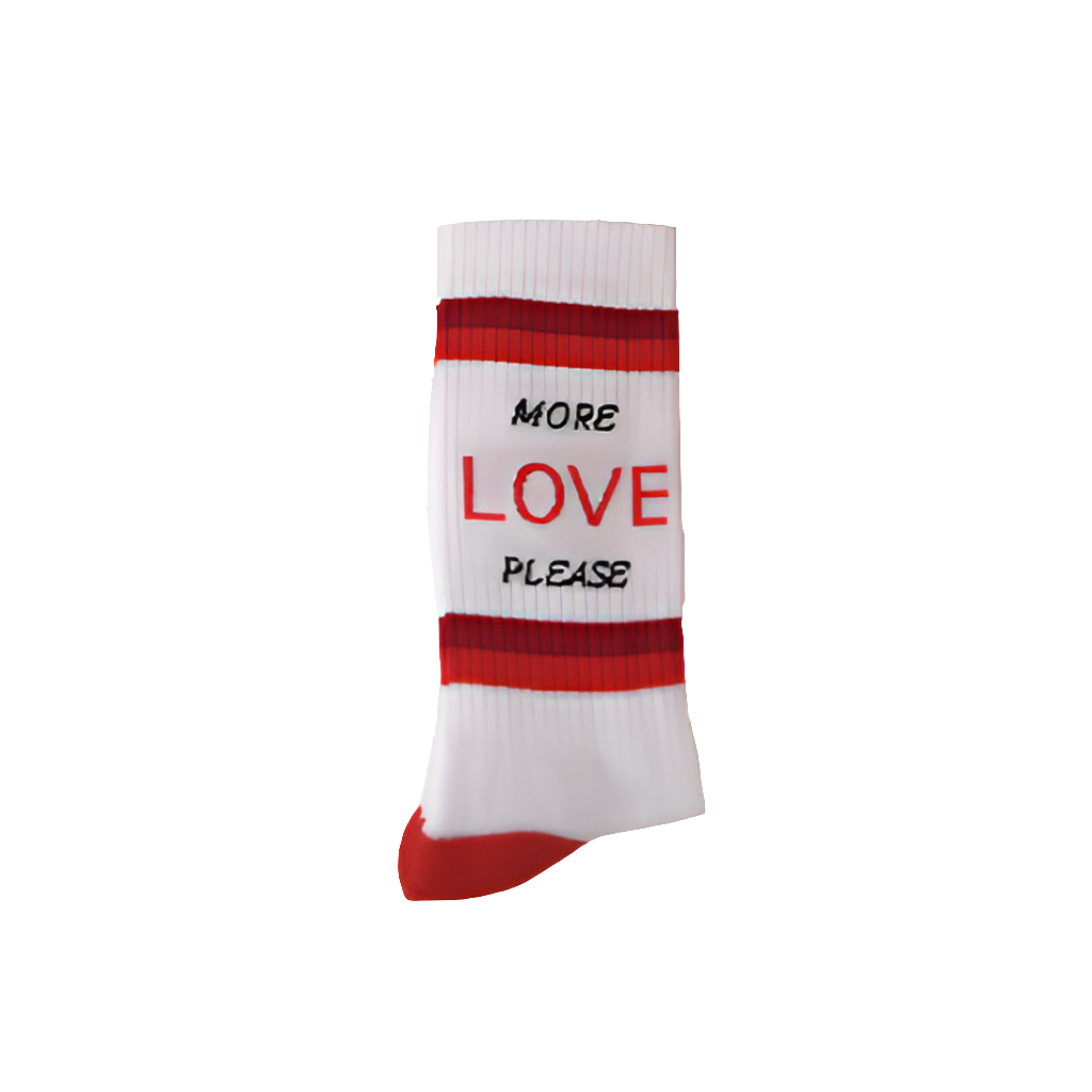 More Love Please Socks