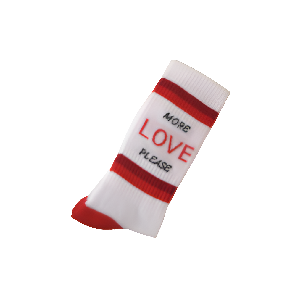 More Love Please Socks
