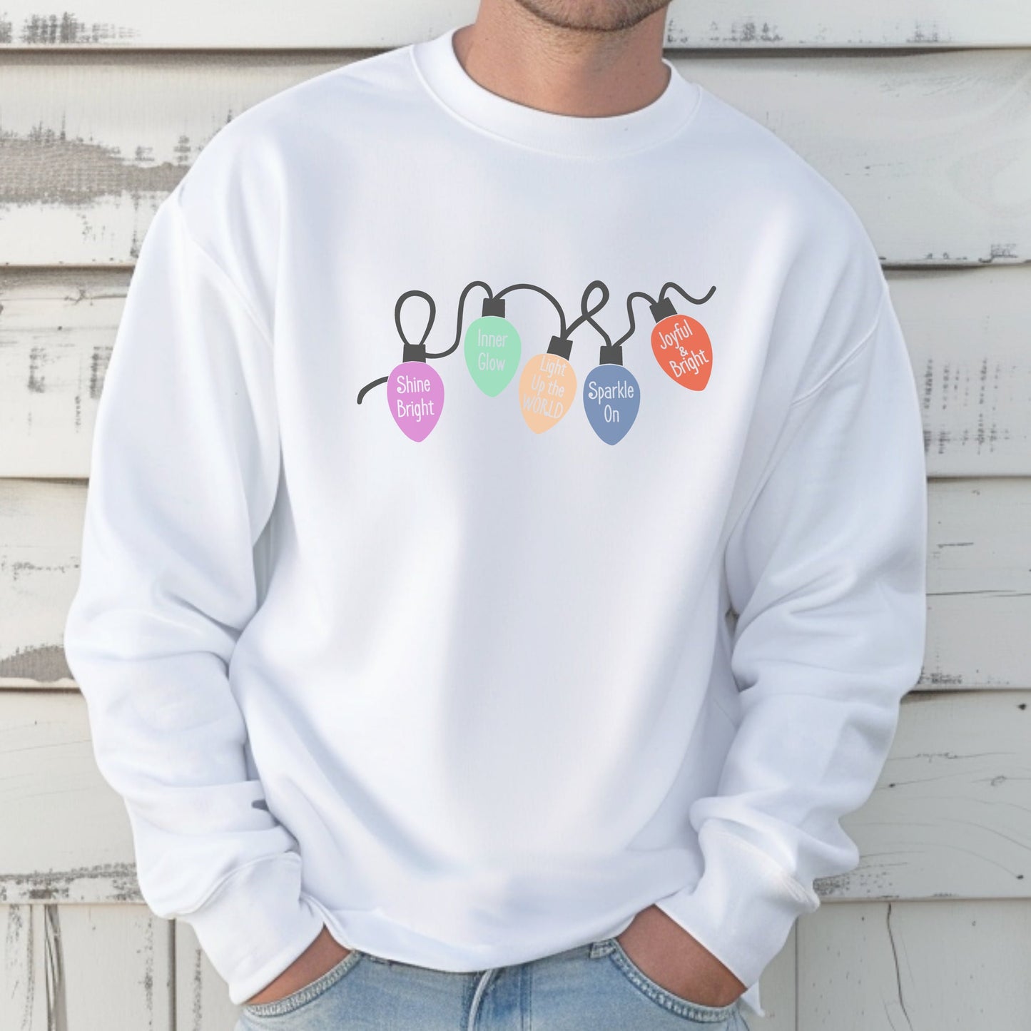 Mindful Lights Christmas Sweatshirt